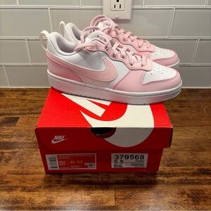 Nike Red and White Shoe Box with Label